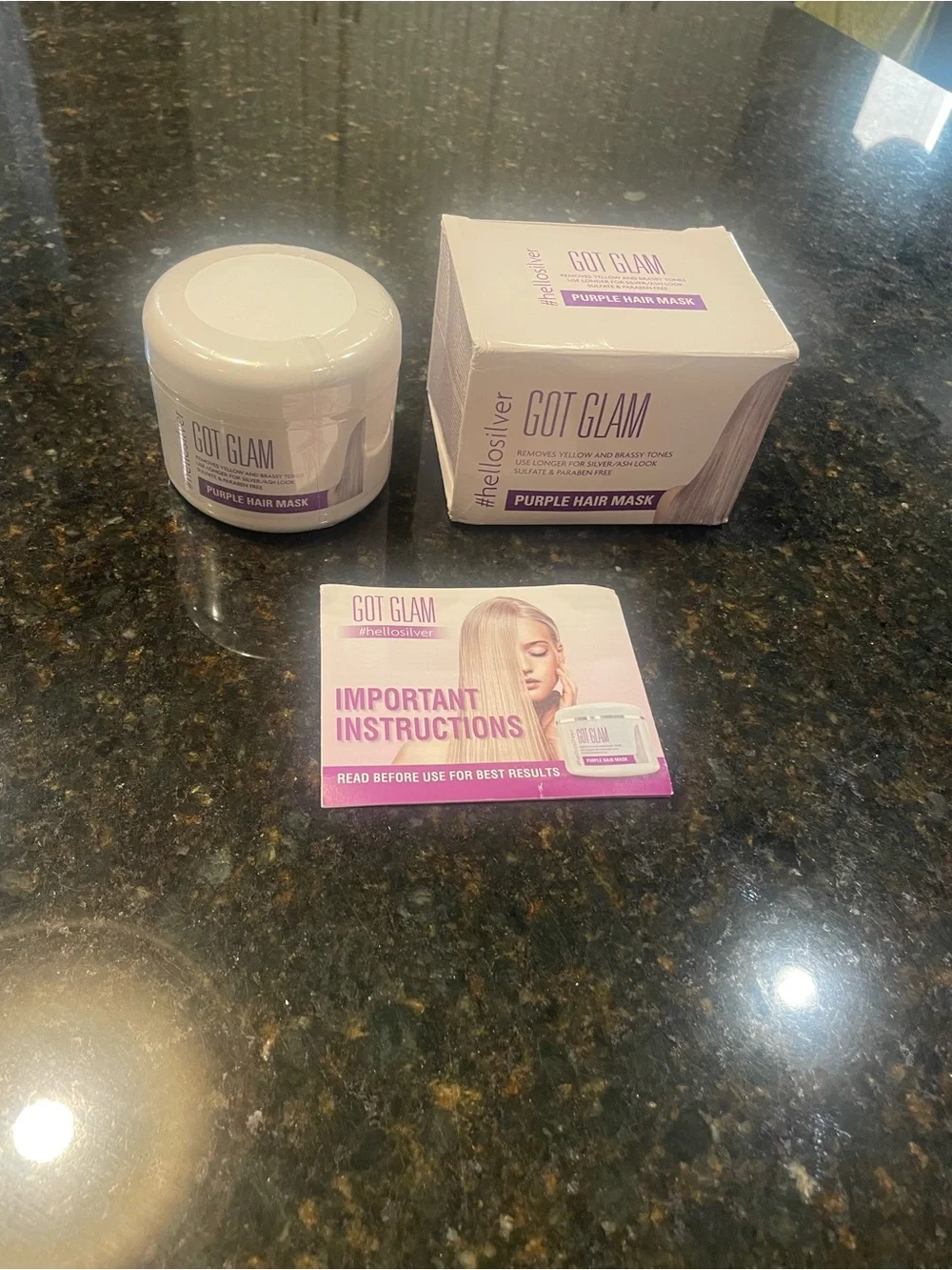 Got Glam (Bold Unique) Purple Hair Mask